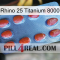 Rhino 25 Titanium 8000 06